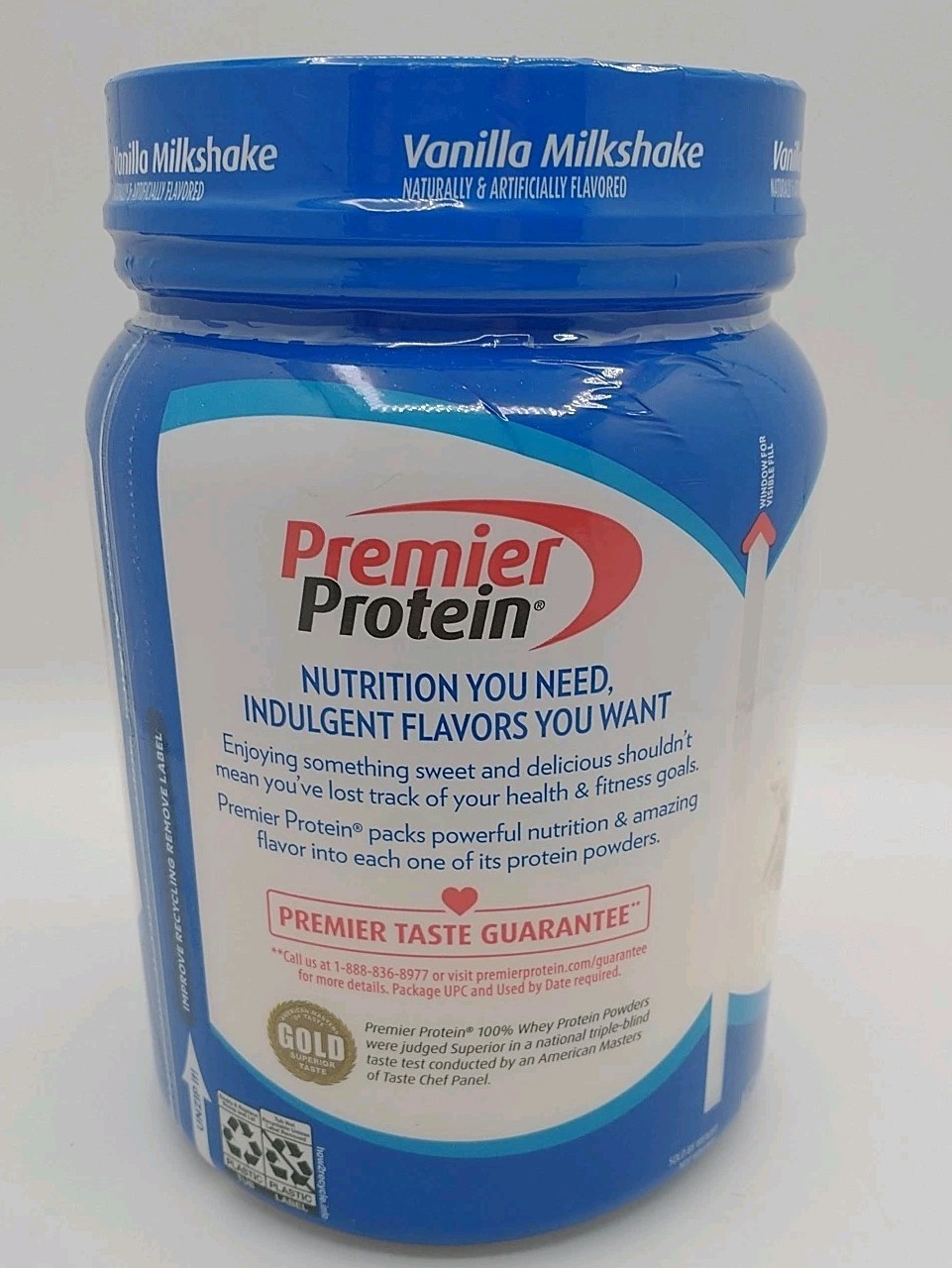 Premier Protein Whey Protein Powder Vanilla 23.3oz- Sealed Expires 3/10/27