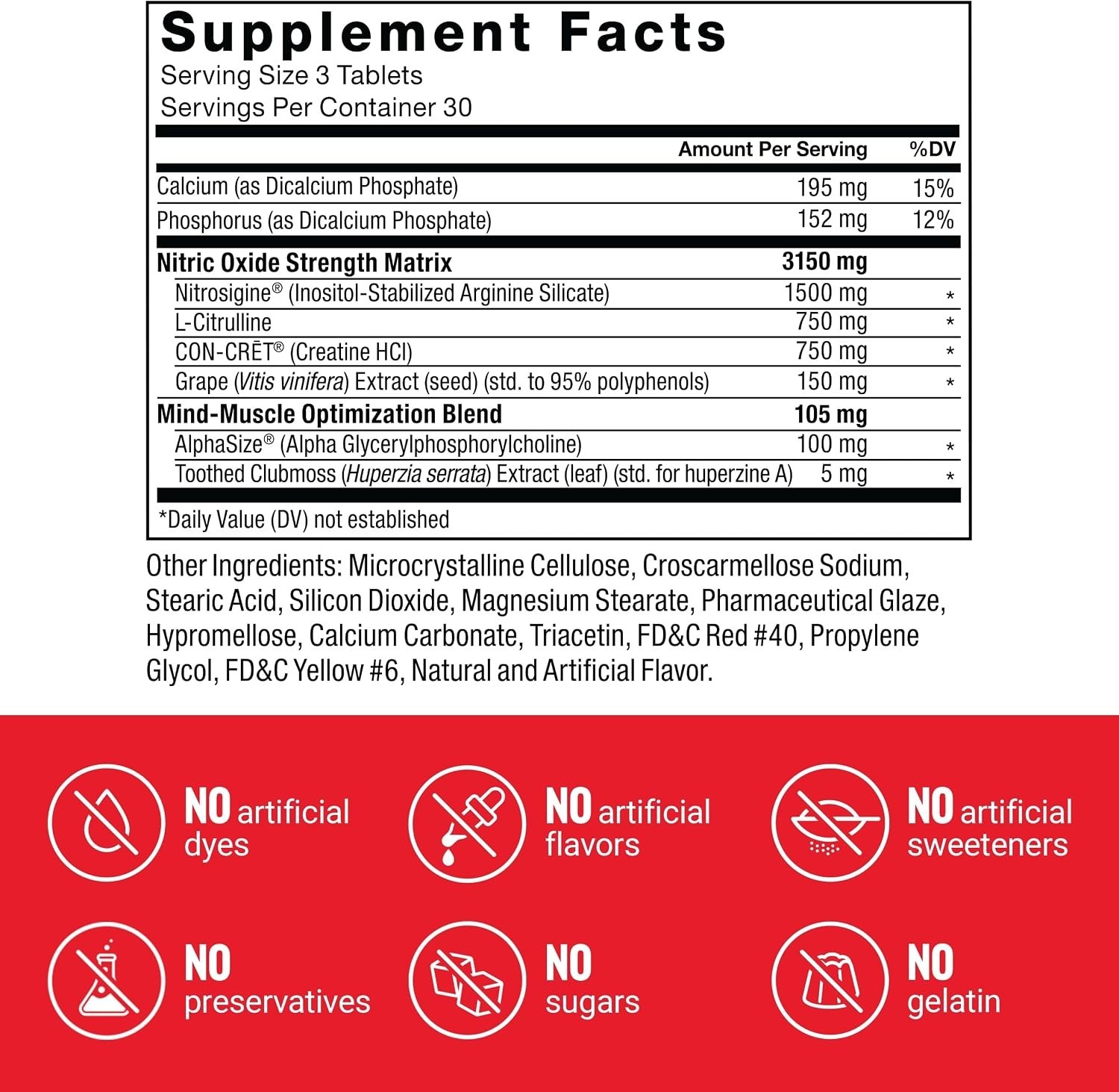 Force Factor Volcano Extreme Pre Workout Nitric Oxide Booster Supplement, 90 Tab