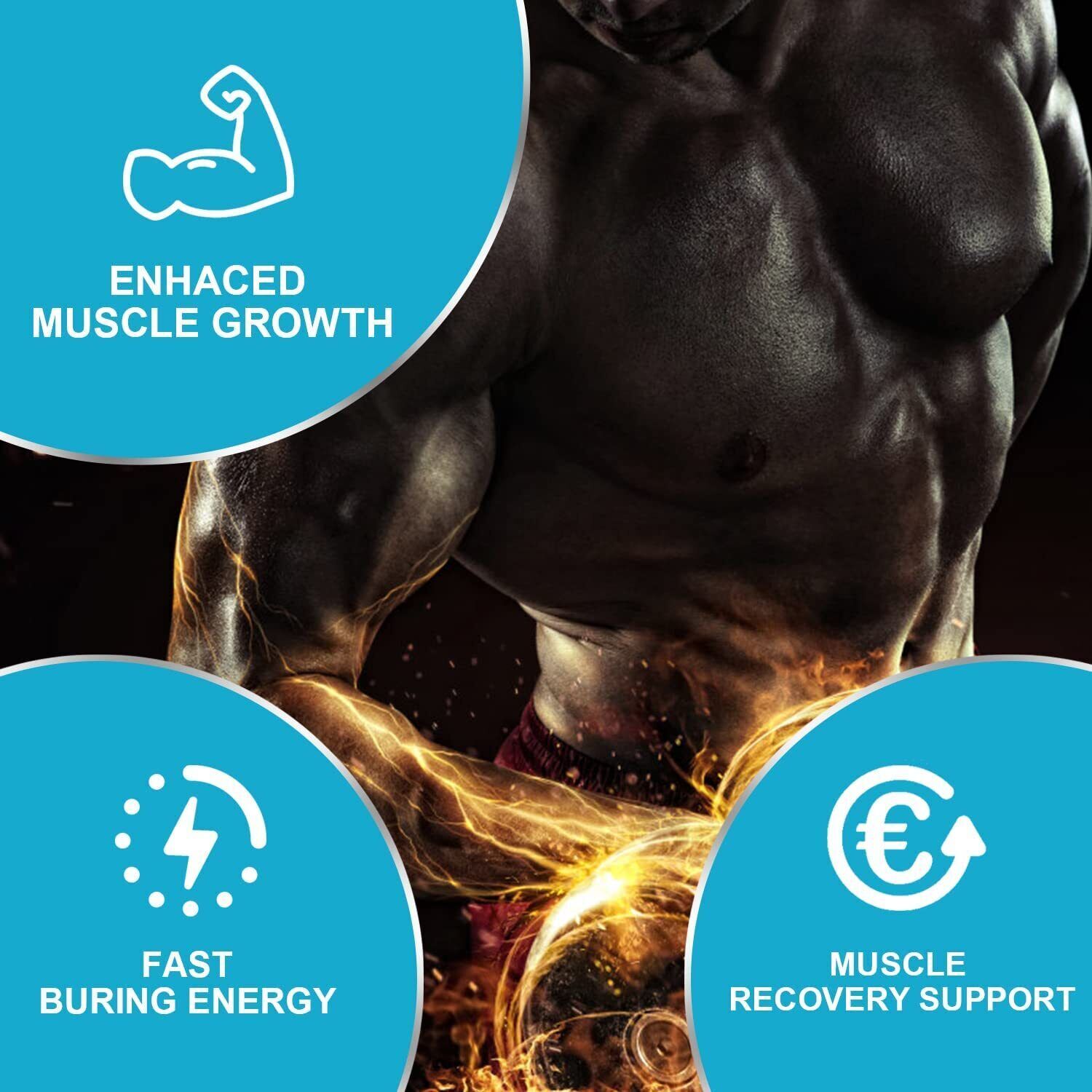 300/500g Non-GMO Micronized Creatine Monohydrate Powder Unflavored VeganFriendly