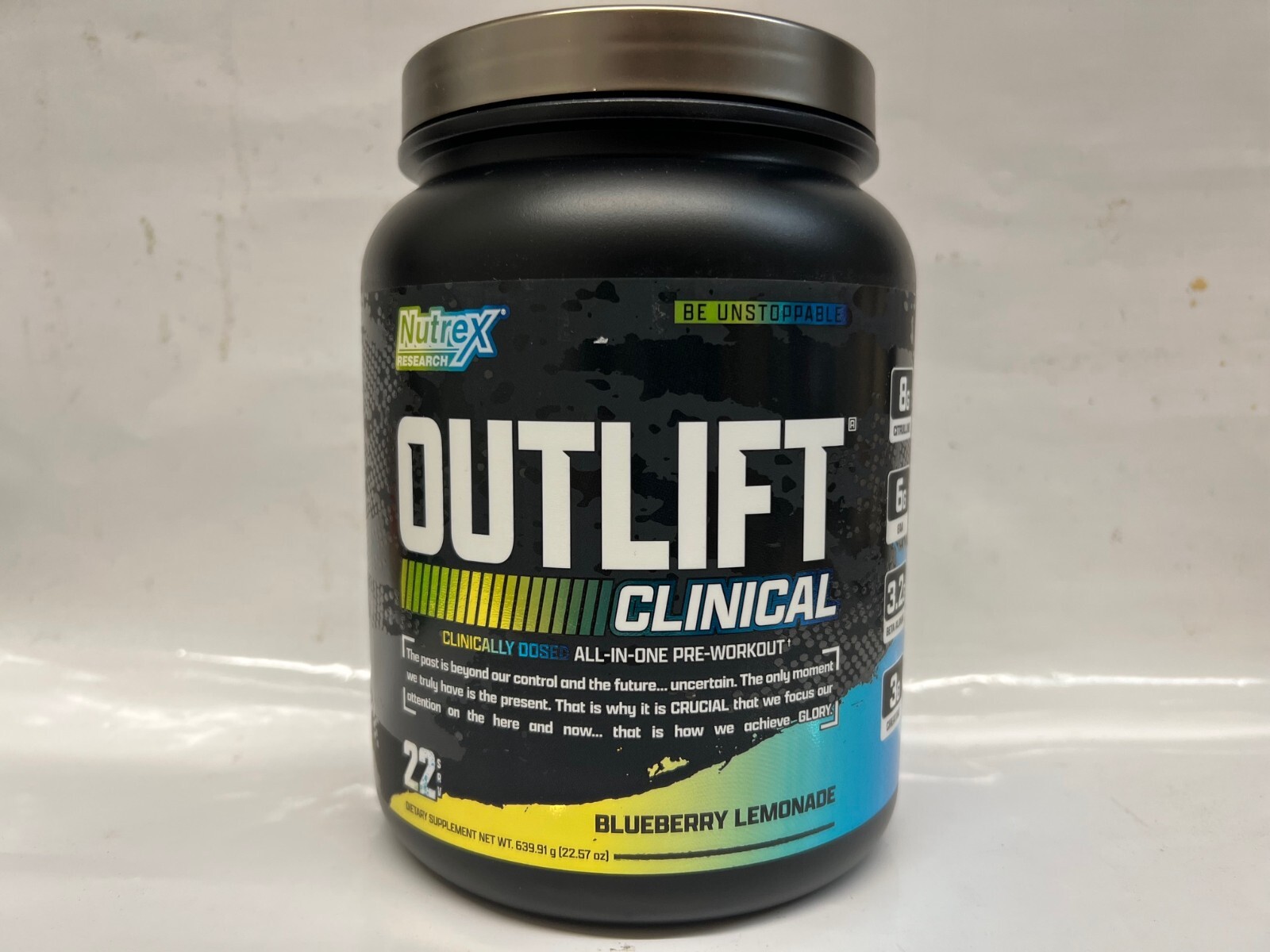 Nutrex Clinical Pre Workout Blueberry Lemonade