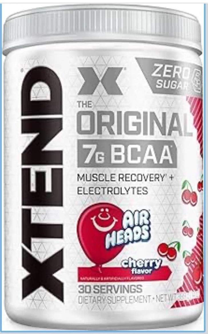 💪XTEND The Original 7G BCAA Cherry Flavor 30 Servings 399 G (14 Oz) BB: 7/2026