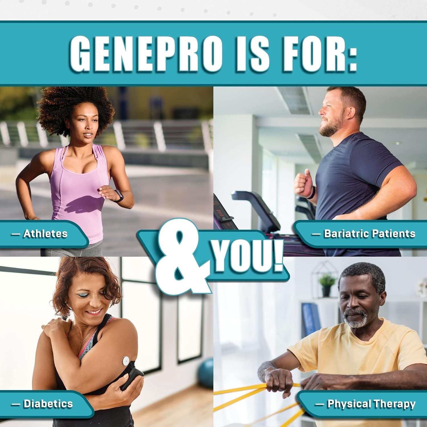 Premium GENEPRO GEN. 3 Unflavored Protein Powder – (4th Generation, 45 Servings)