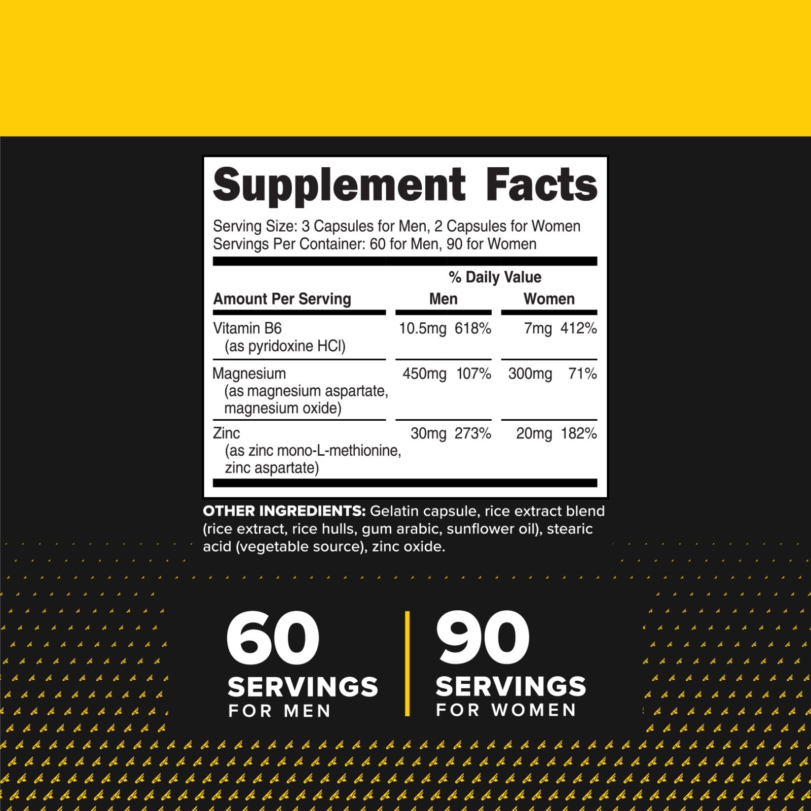 PrimaForce ZMA Dietary Supplement, 180 Capsules, Non-GMO & Gluten-Free