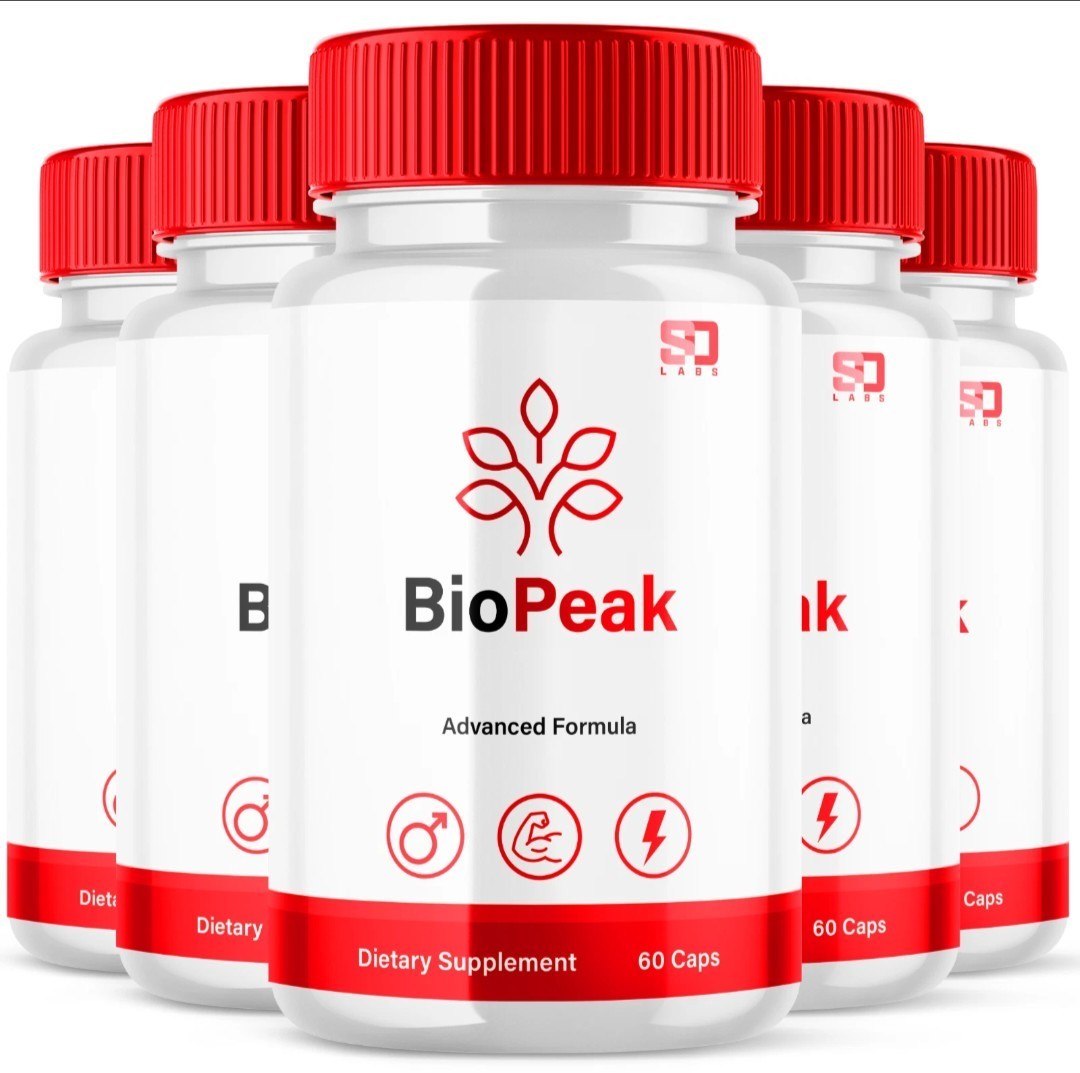 (5 Pack) Biopeak for Male, Bio Peak Advanced Men Support Pills (300 Capsules)