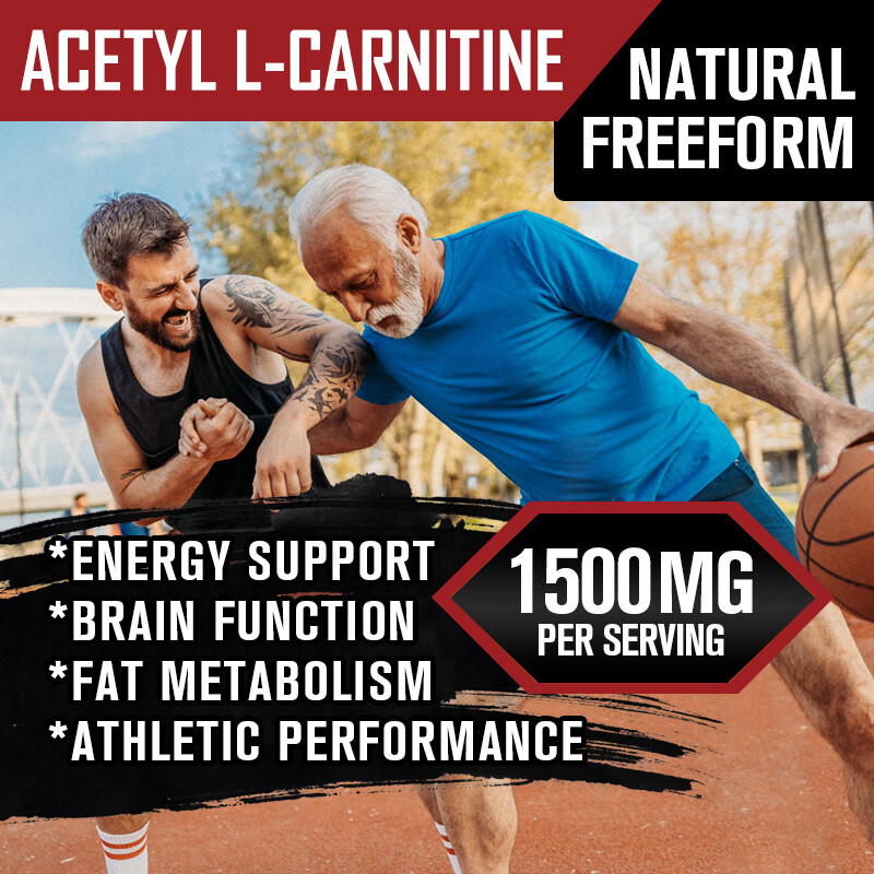 Nature’s Live Acetyl L-Carnitine 1500mg, 120 Capsules – Non-GMO and Gluten Free