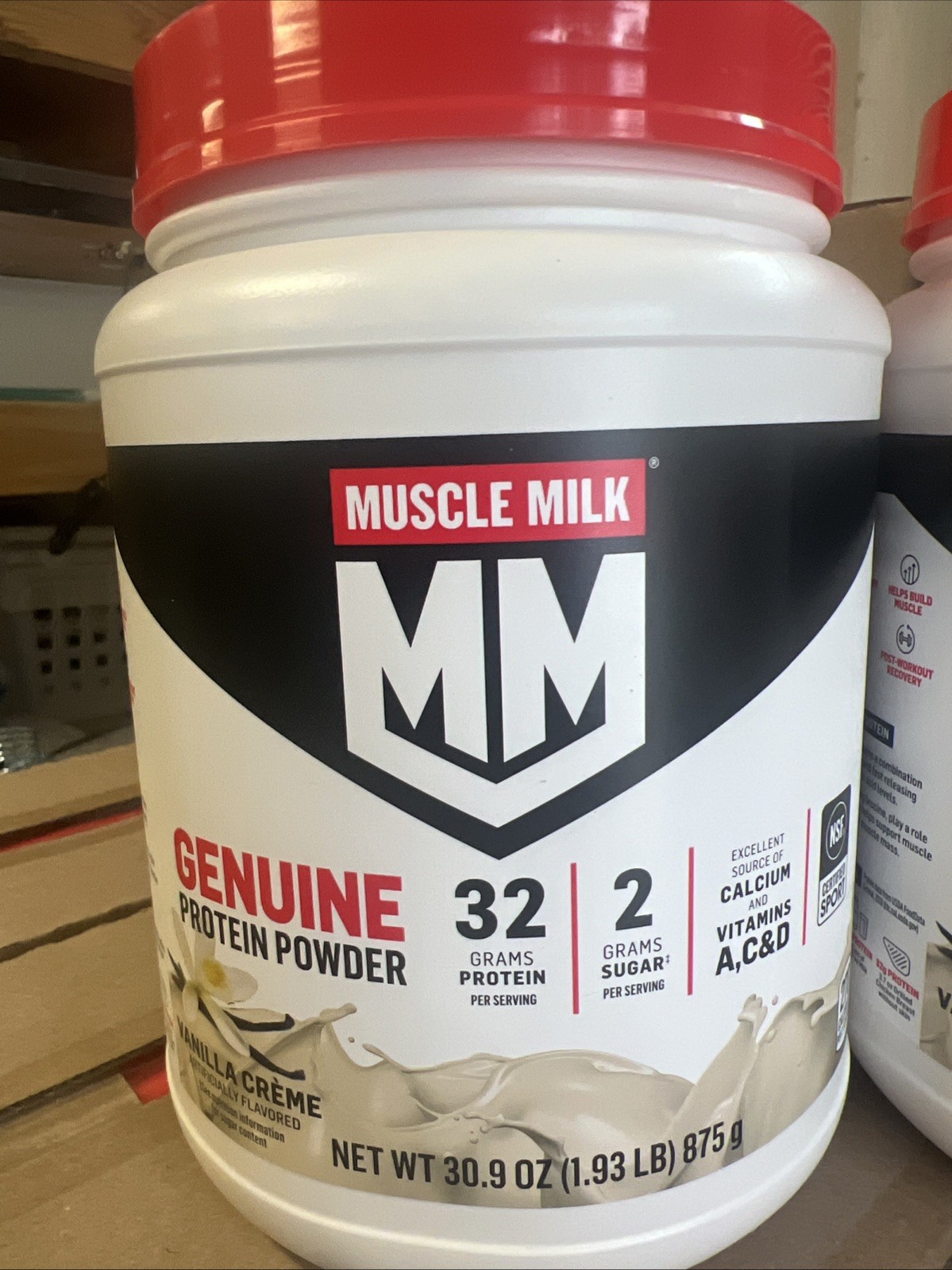 2 Muscle Milk Ultimate Lean Muscle Protein Powder Vanilla Crème 1.93lb BB 7/2026