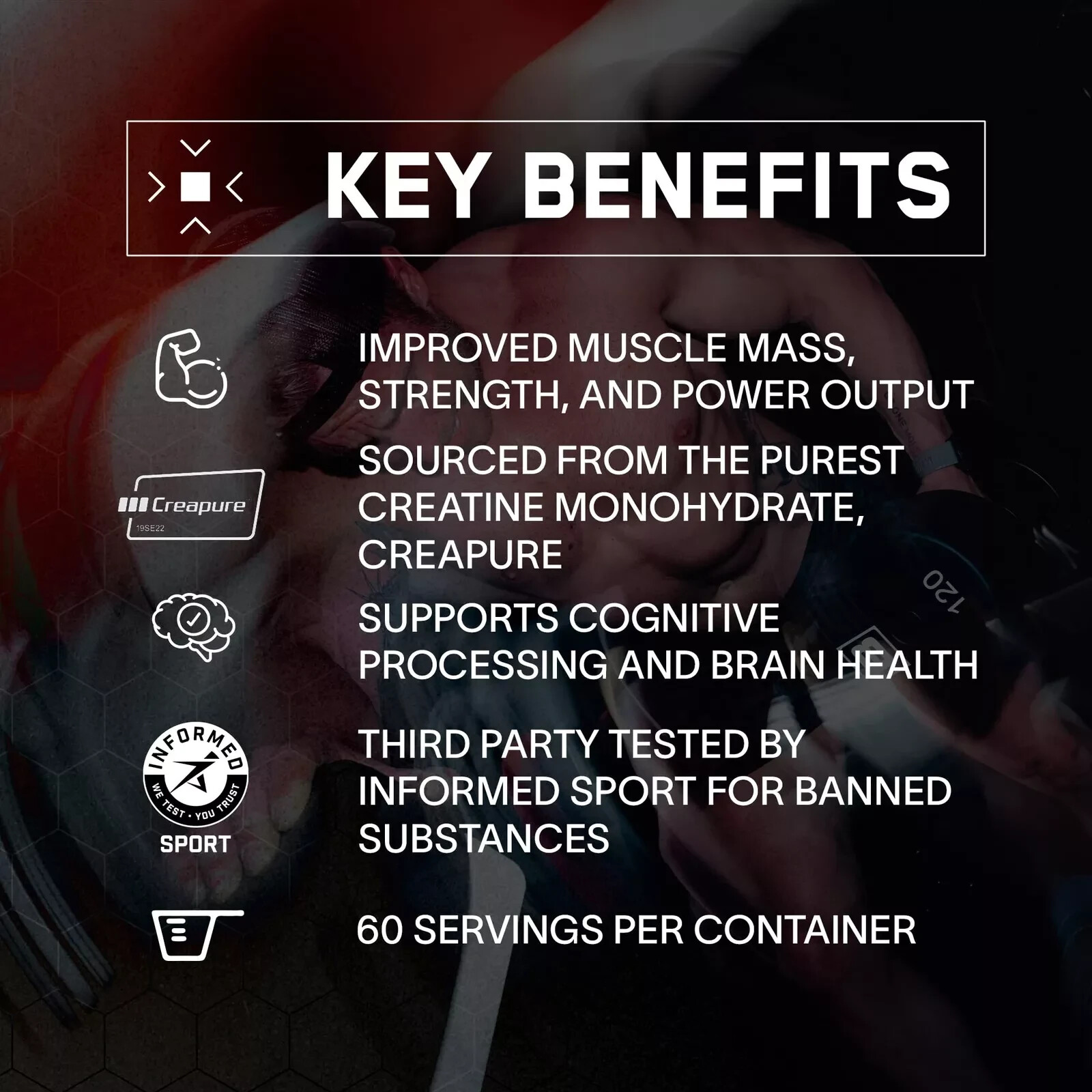 BARE PERFORMANCE NUTRITION BPN Pure Creatine Monohydrate Powder by Creapure 5…