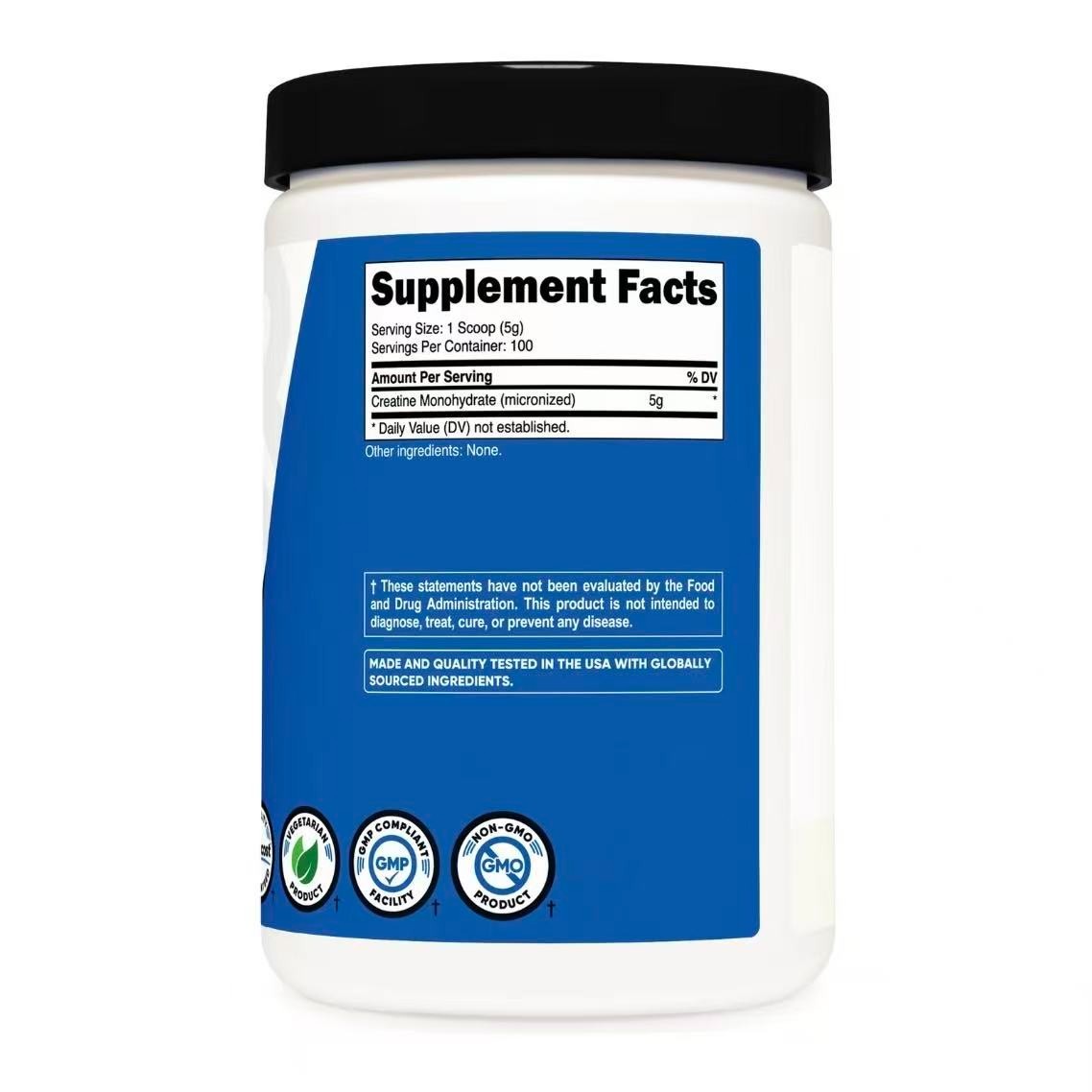 Nutricost Pure Creatine Monohydrate 500 Gram Powder