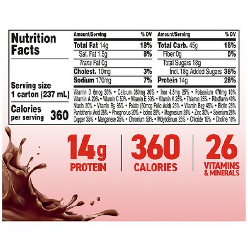 Balanced Nutritional Drinks Rich Chocolate 8.0 fl oz