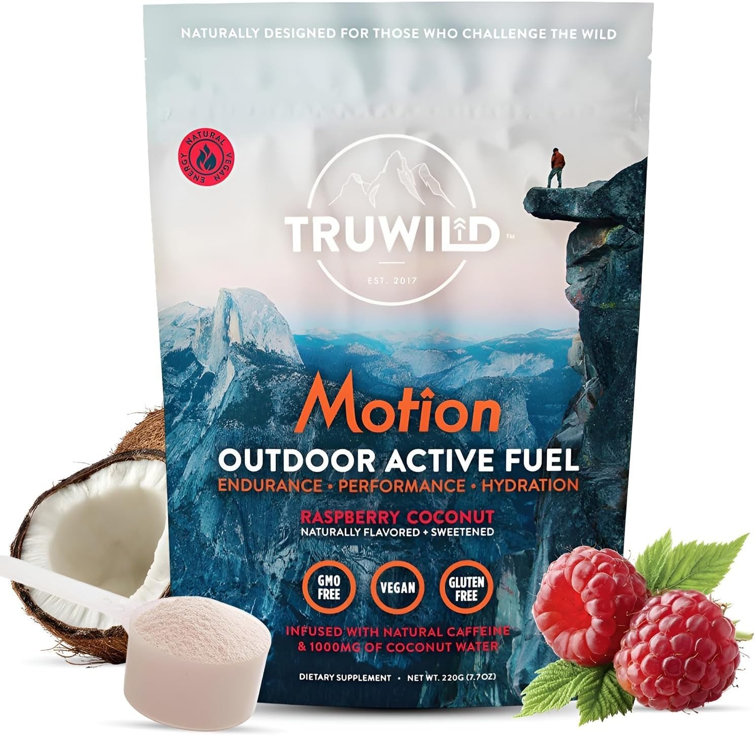 TruWild Motion Outdoor Active Fuel Preworkout Electrolytes – Exp – 09/2027