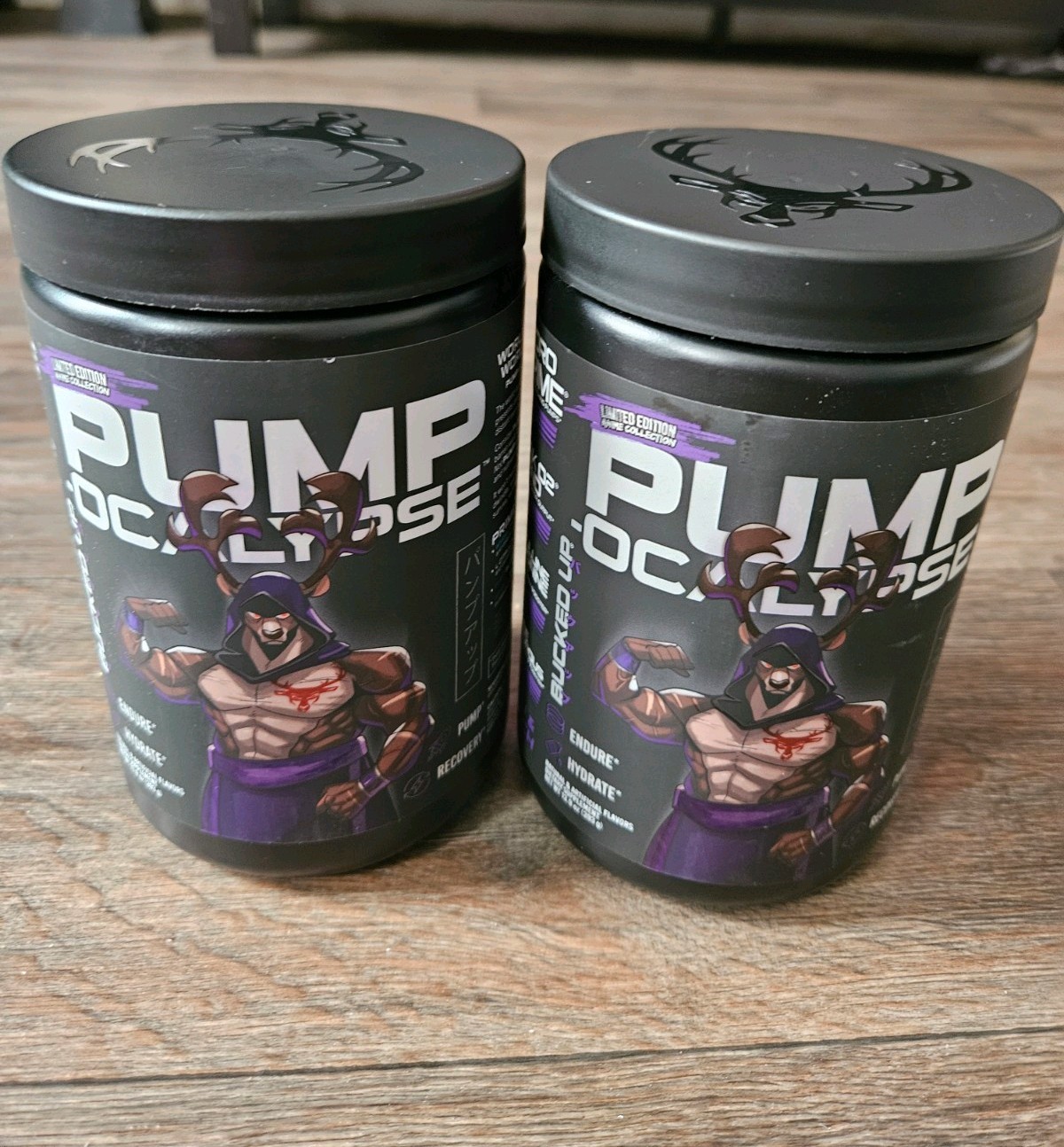 2 BUCKED UP Pump-Ocalypse YUZU & PEACH Non-Stim PRE-WORKOUT 30 Serv Exp 10/2026