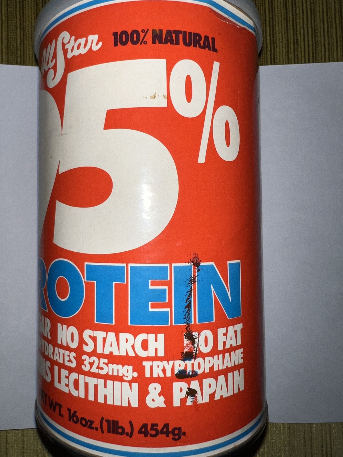 Vintage AllStar 95 protein powder- 16 oz – no sugar, no starch