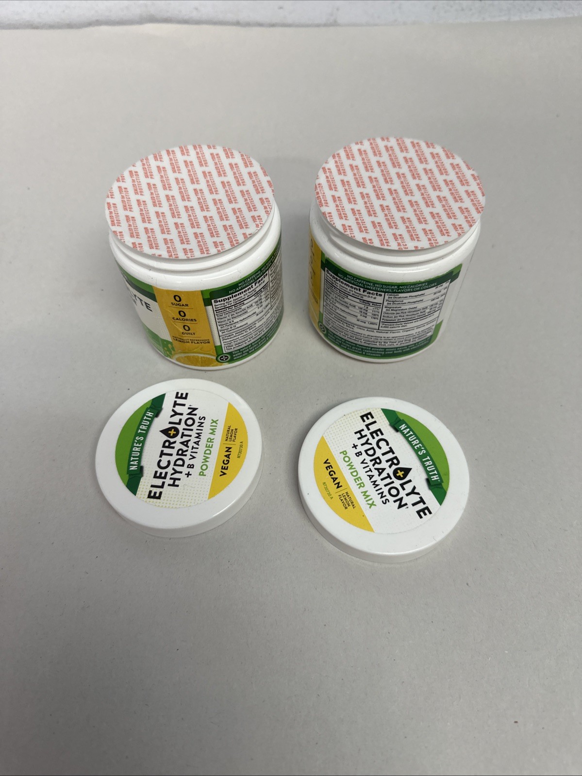 Lot of 2 Nature’s Truth Electrolyte Hydration Lemon 4.3oz Sealed New 02/2027