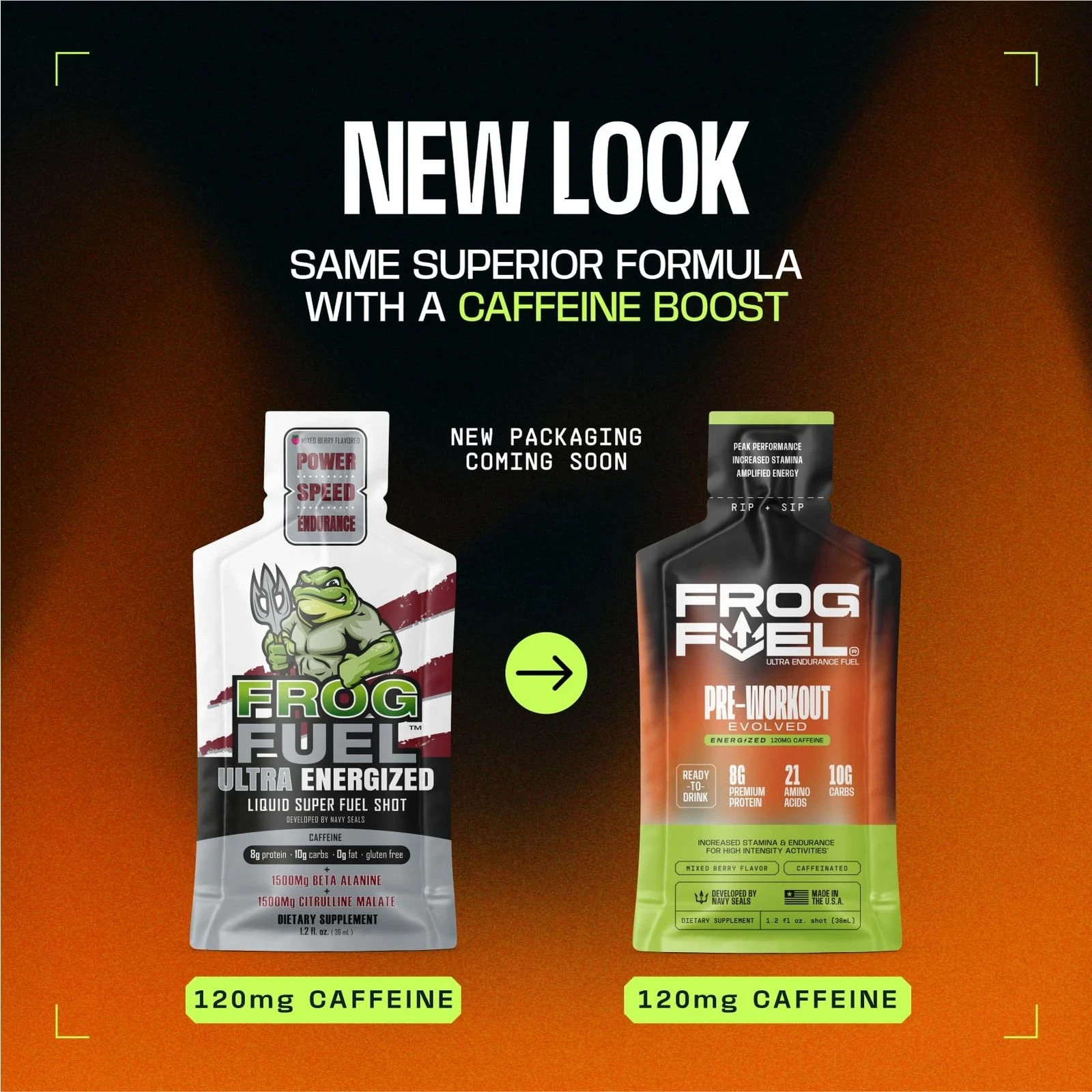 Ultra Energy Gel & Energized Pre Workout Shot with 120mg Caffeine, 1500mg Bet…