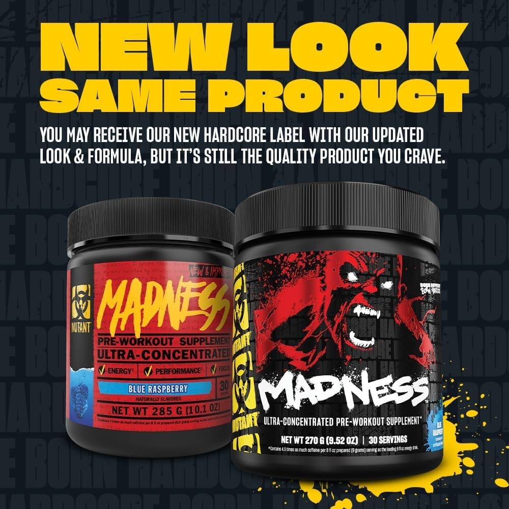 Madness Pre-Workout – Fruit Punch (30 Servings)