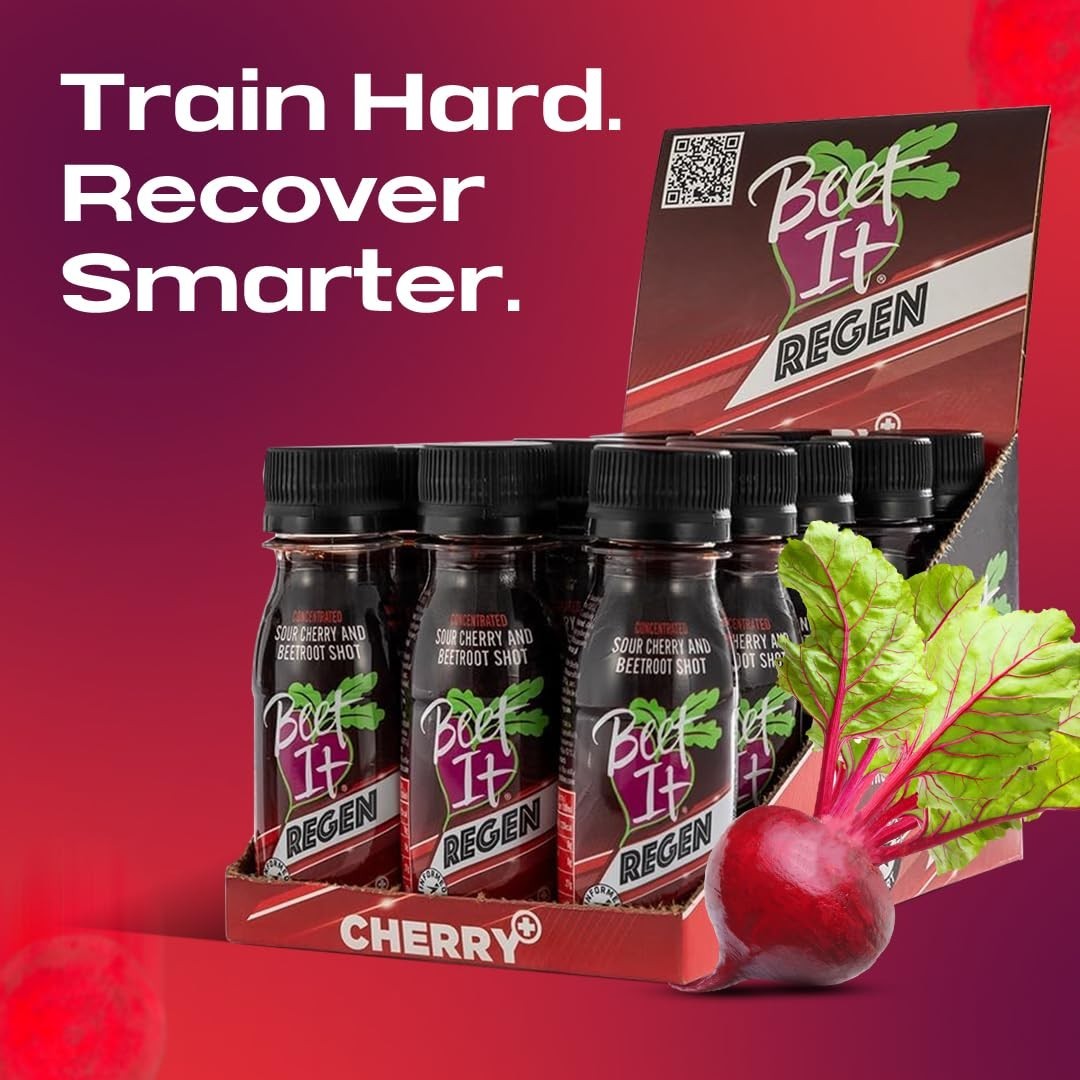 15x Beet It Regen Cherry+ Energy Shots 70ml Beet Juice & Tart Cherry Juice