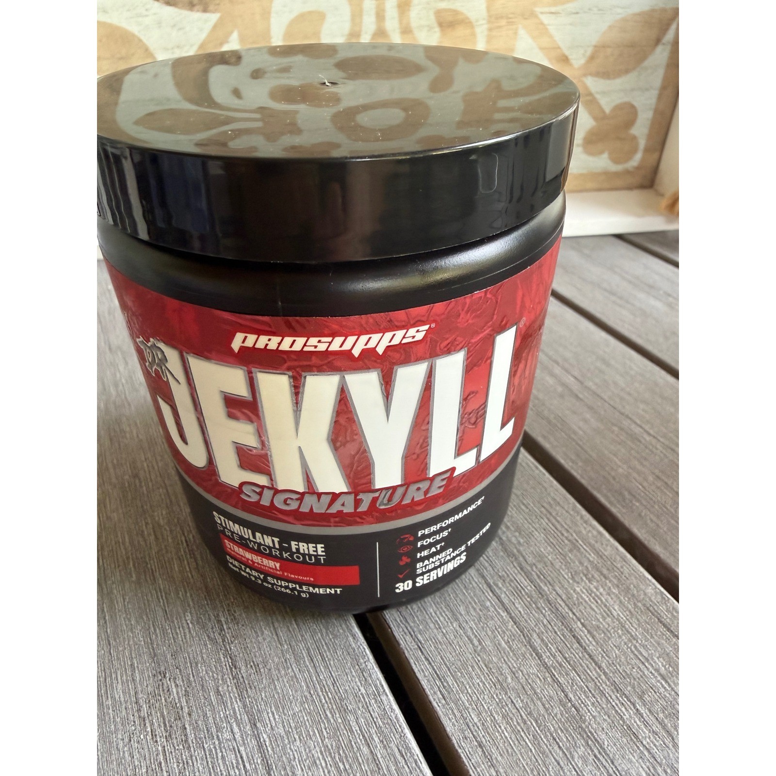 ProSupps Dr. Jekyll Signature Pre-Workout Powder Strawberry New 9.3 oz