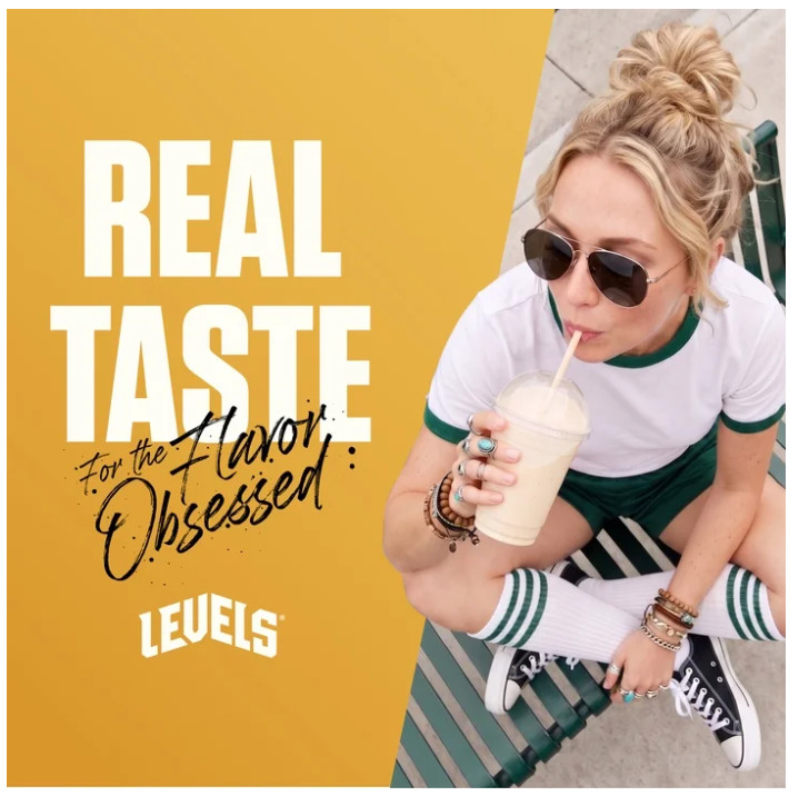 Levels Grass Fed Whey Protein Powder Vanilla Bean 24g Protein 1.48LB