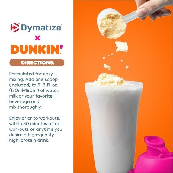 Dymatize ISO100 Dunkin Mocha Latte Whey Protein 20 Servings 25g Protein – NEW!!