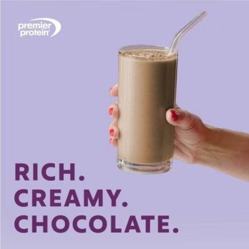 Premier Protein Plus Fiber Powder – Chocolate – Whey Protein -26.4oz/17 Servings