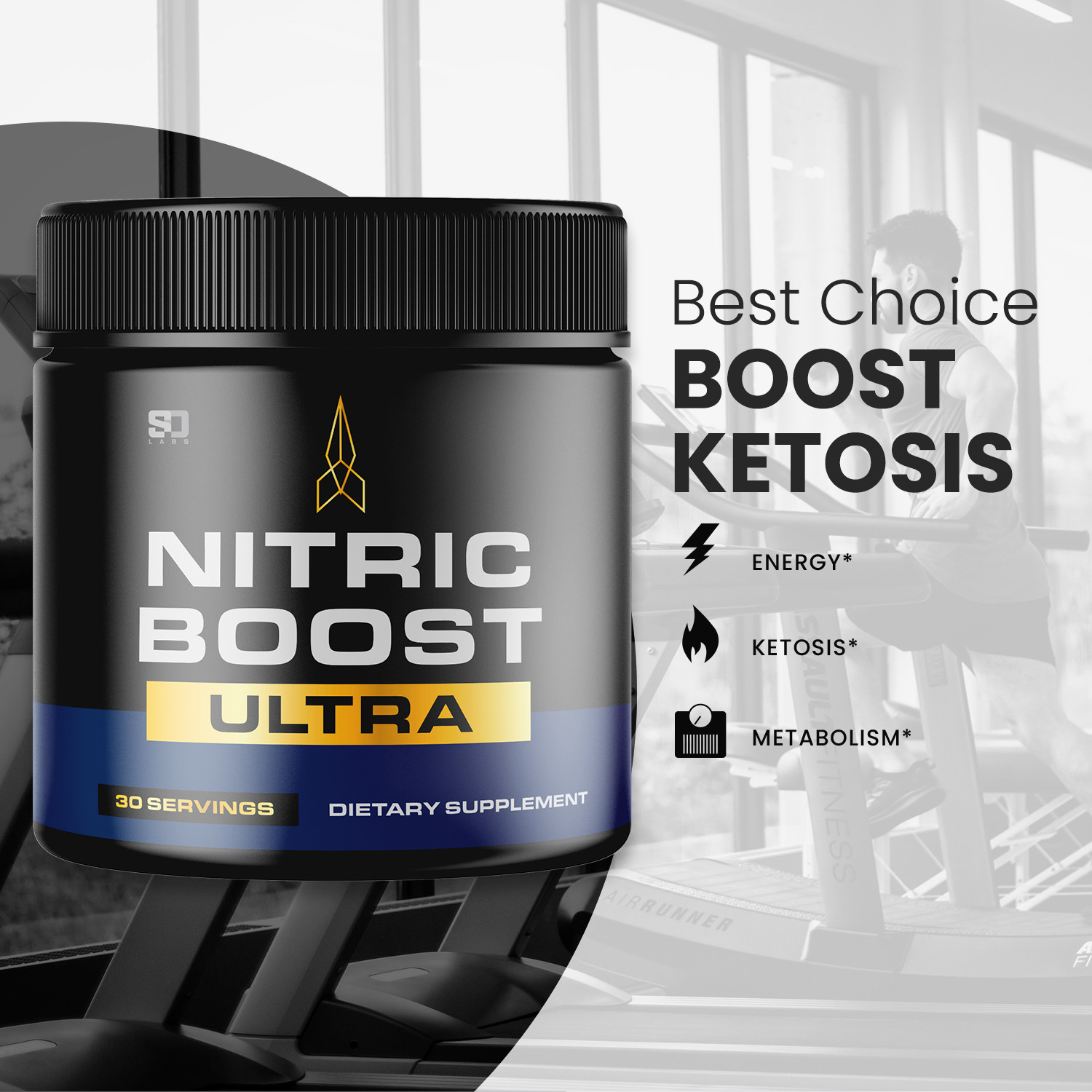 Nitric Boost Ultra Powder – Boost Energy and Support Active Lifestyles (5 Pack)