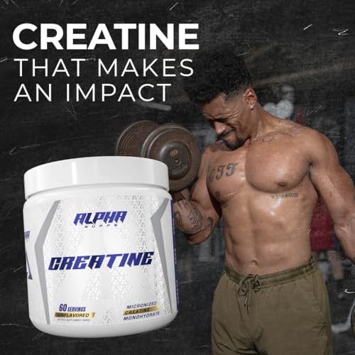 Creatine Monohydrate Powder Micronized Unflavored 300g 60 Servings