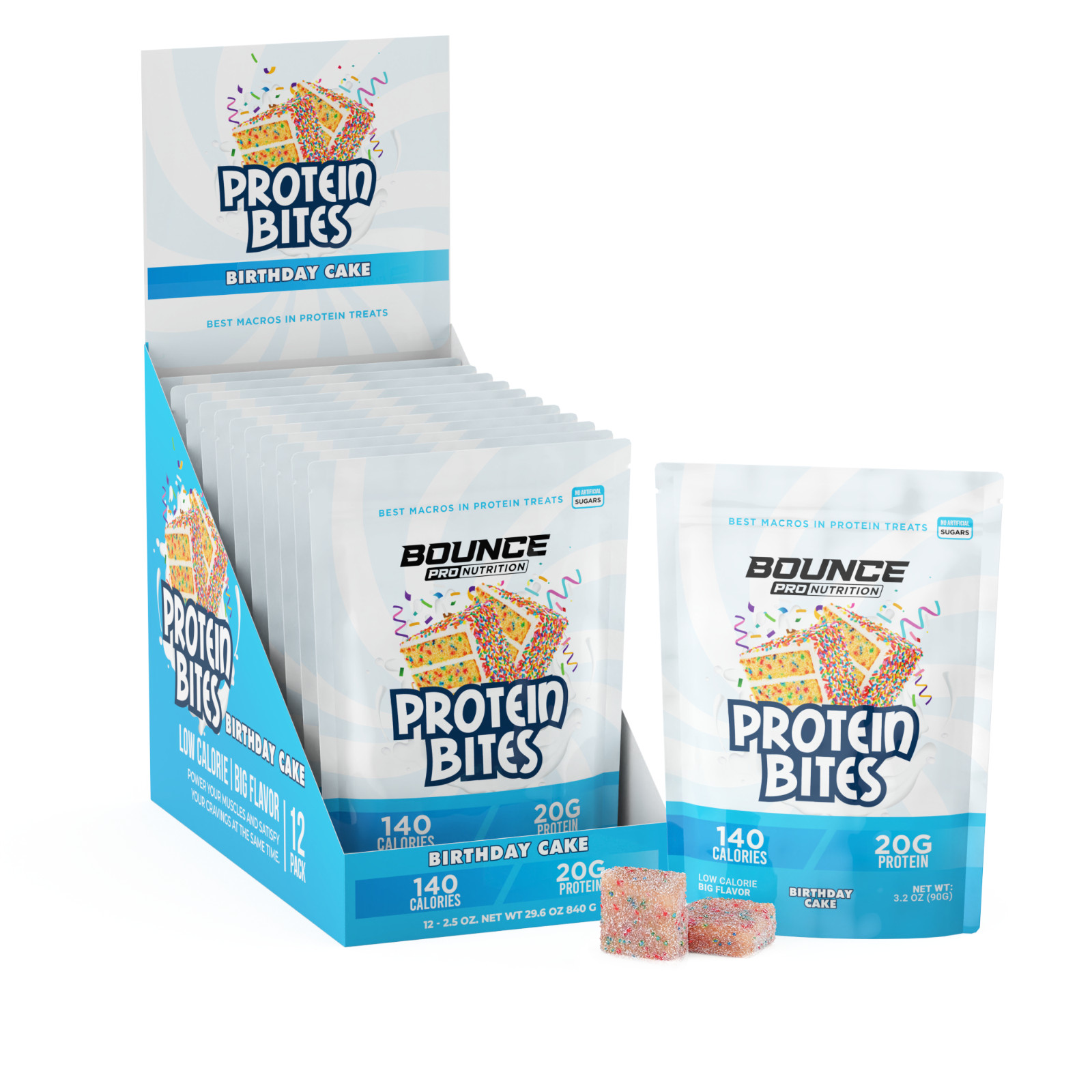 Protein Bite Gummies – 20G Per Bag – 140 Calories