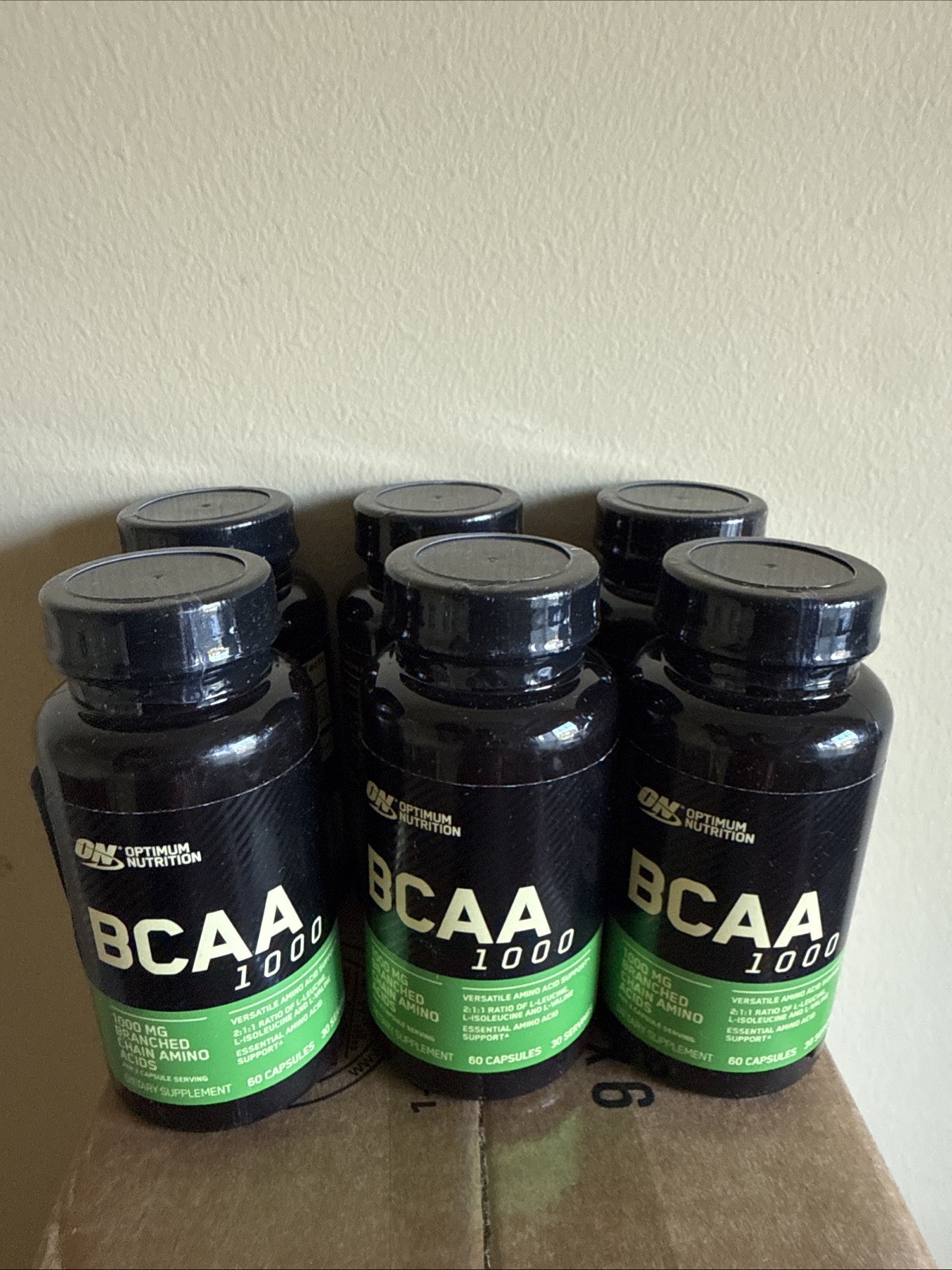 Optimum Nutrition Instantized BCAA Capsules,1000mg, 60 Count