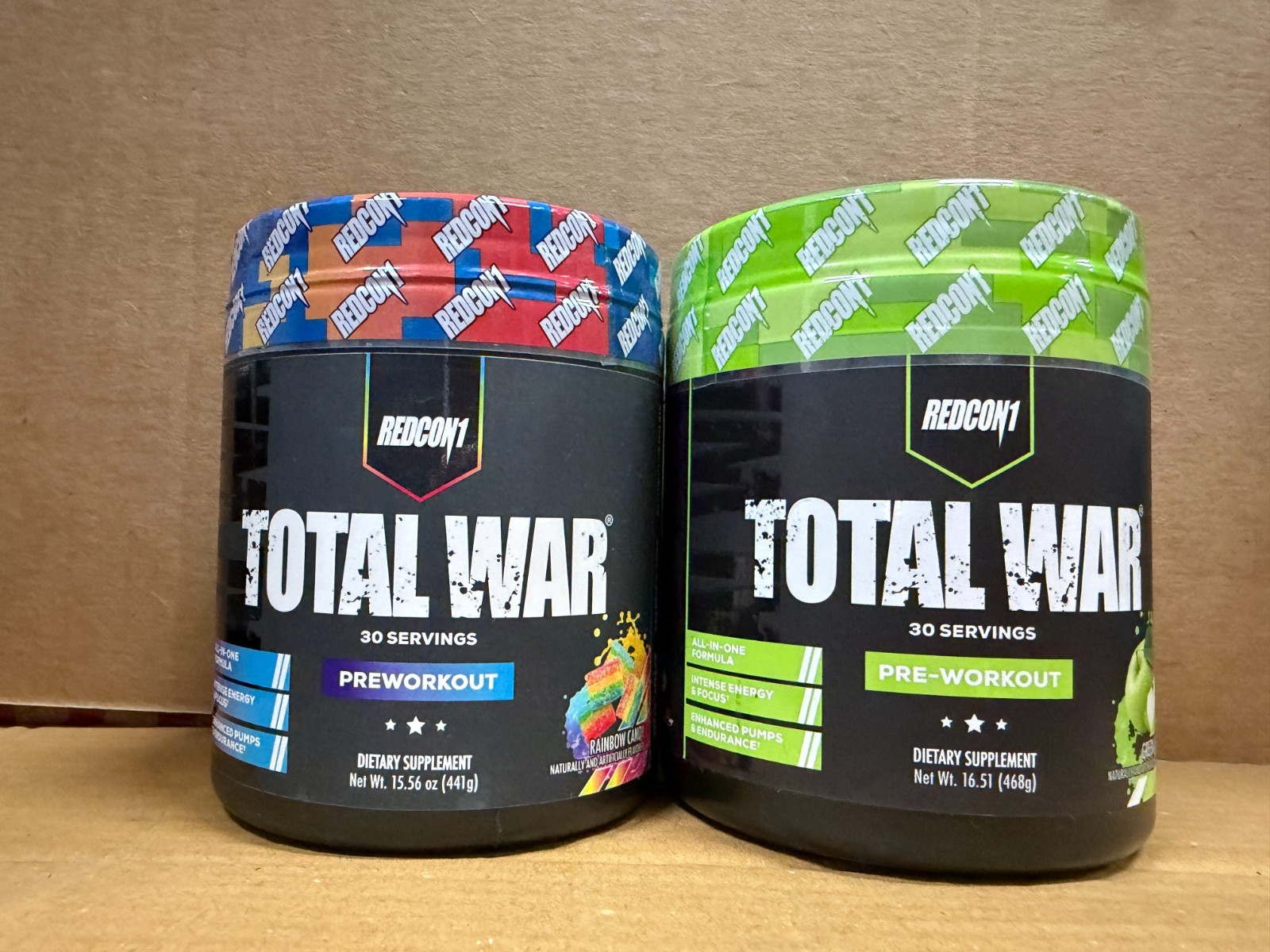 2 PACK Redcon1 Total War Extreme Pre-Workout 30 Serv CUSTOM FLAVOR | FRESH STOCK