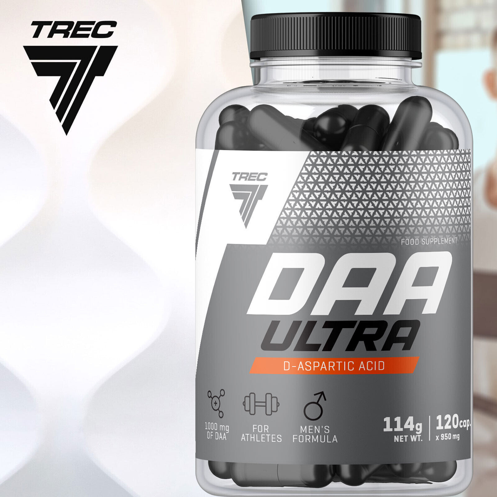 DAA ULTRA Pills D-Aspartic Acid Testosterone Booster Dietary Supplement Anabolic