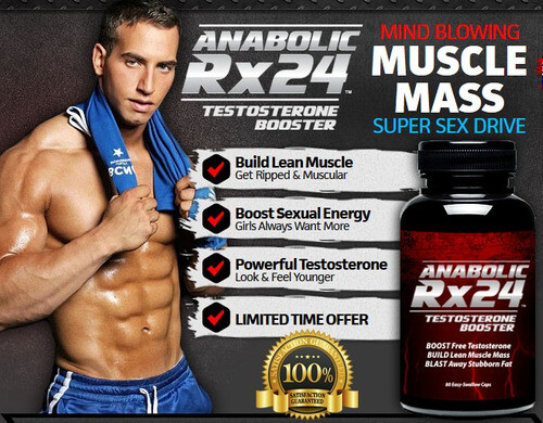Anabolic Rx 24 Testosterone Booster Dietary Supplement “SPECIAL OFFER”