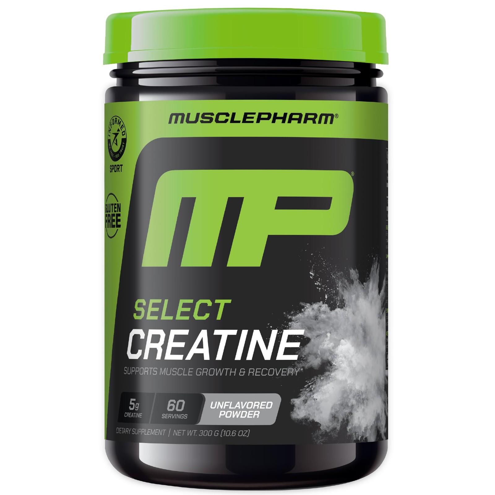 MusclePharm Creatine Monohydrate Powder Unflavored – 60 Servings
