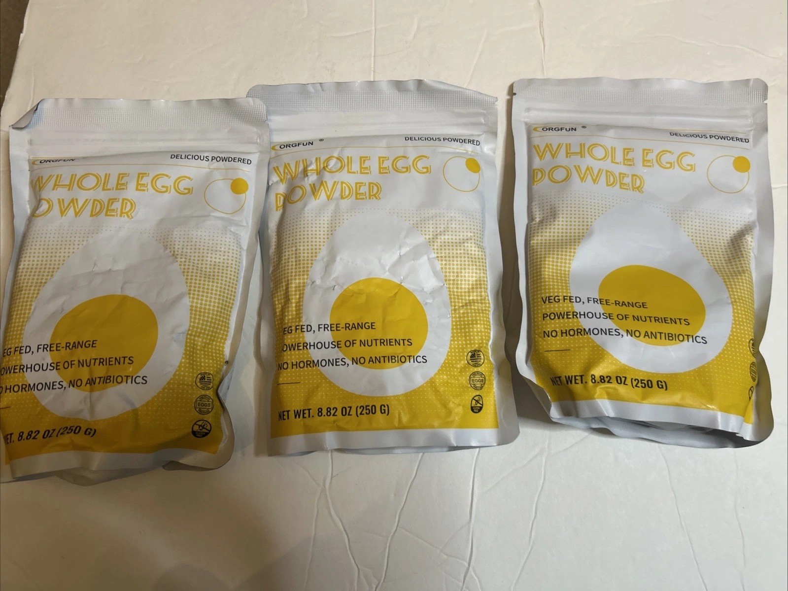 (3-Pack) Orgfun Whole Egg Powder
