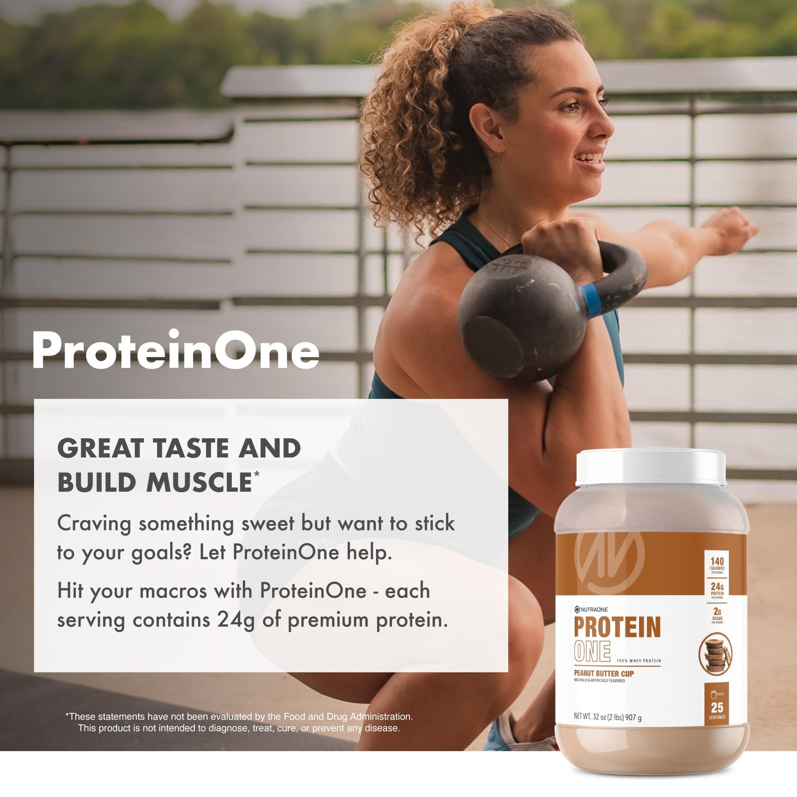 NutraOne ProteinOne Whey Protein Promote Recovery and Build Muscle with a Pro…