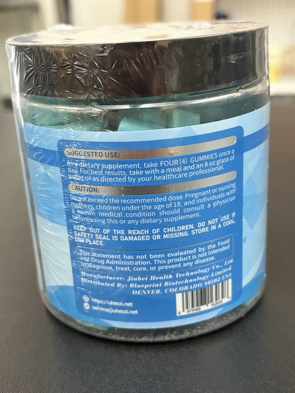 Uheco Creatine Monohydrate 5000mg Mint Gummies 120 Count Muscle Growth Strength