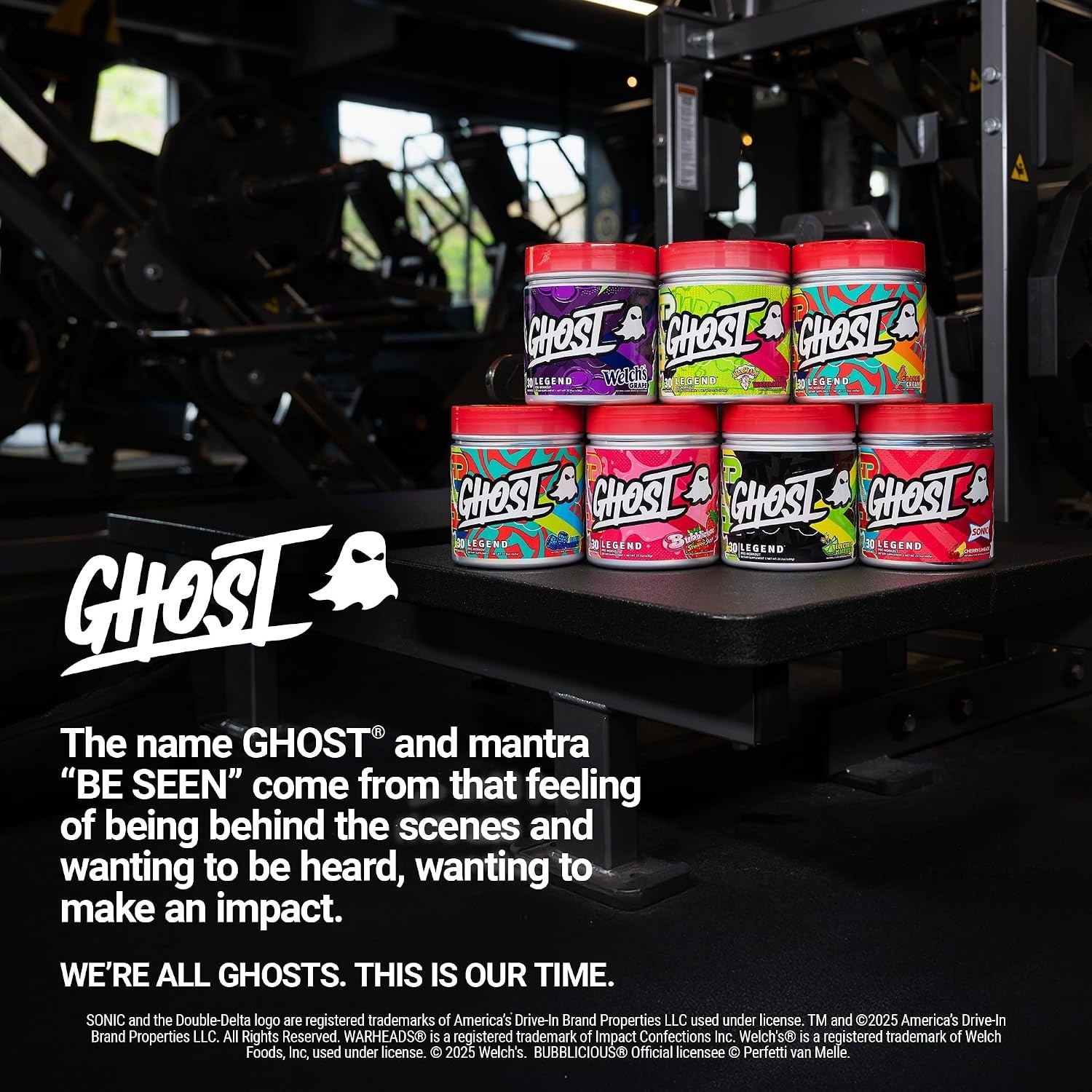 GHOST Legend Pre-Workout Powder, Blue Raspberry – 30 Servings – Pre-Workout for