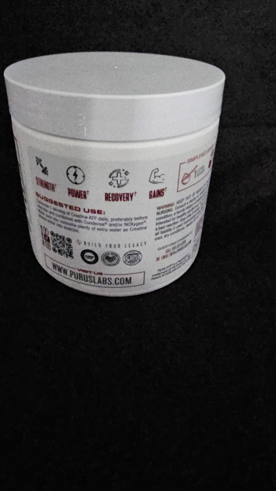 Creatine ATP – Unflavored (30 Servings) EXP: 07/27