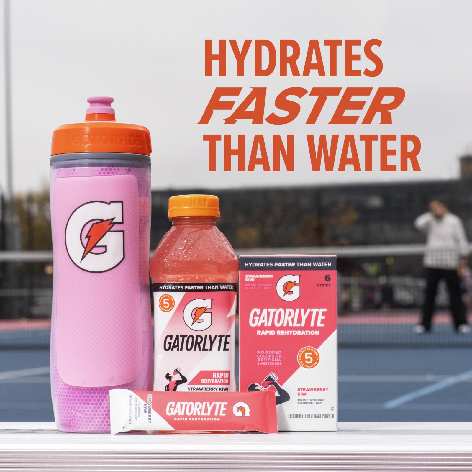 Gatorlyte Rapid Rehydration Electrolyte Beverage, 0.53 Ounce (Pack of 18)
