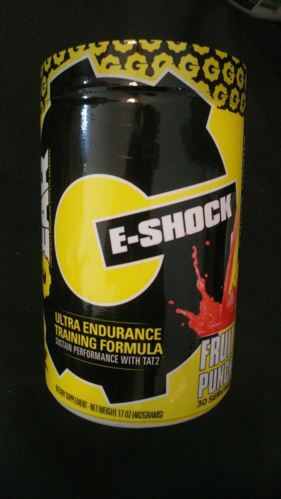 Gear E-Shock Ultra Endurance Training Formula Fruit Punch 17 Oz 30 Servings