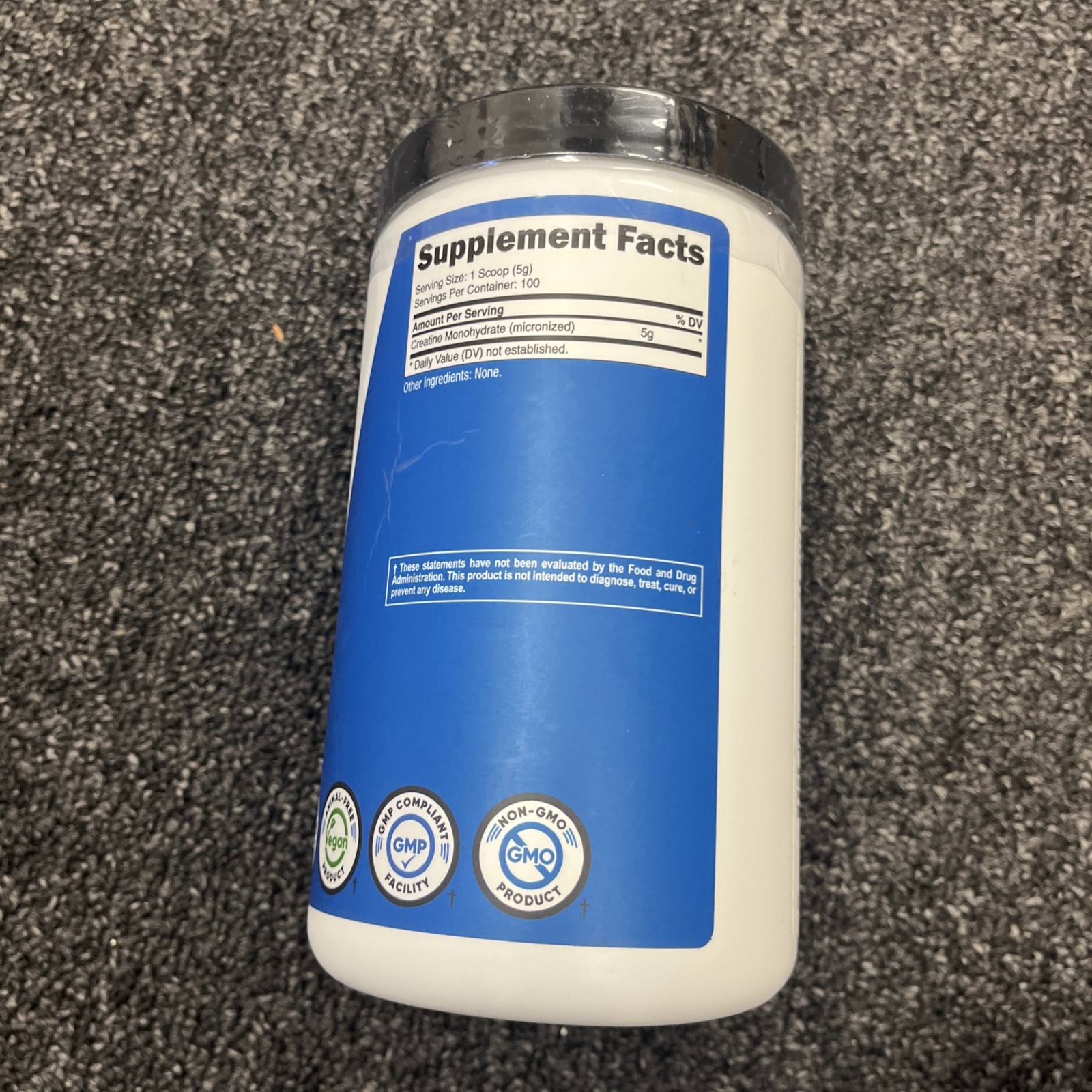 Nutricost Creatine Monohydrate Micronized Powder 17.9oz (500G), Exp 12/2027