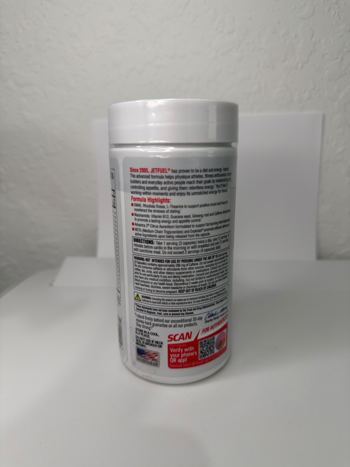 GAT SPORT JetFuel Fat Burner Capsules (Pack of 144)