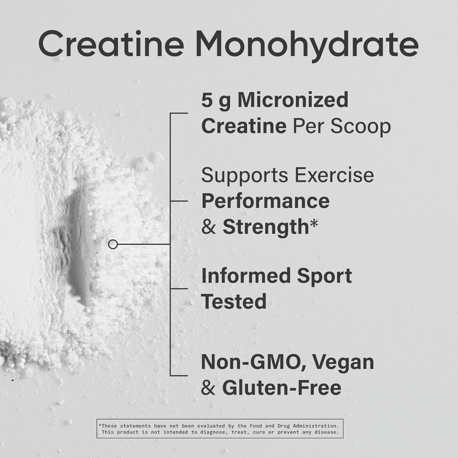 Sports Research® Creatine Monohydrate (Micronized) Powder 5g, 35.27oz | Gain Lea