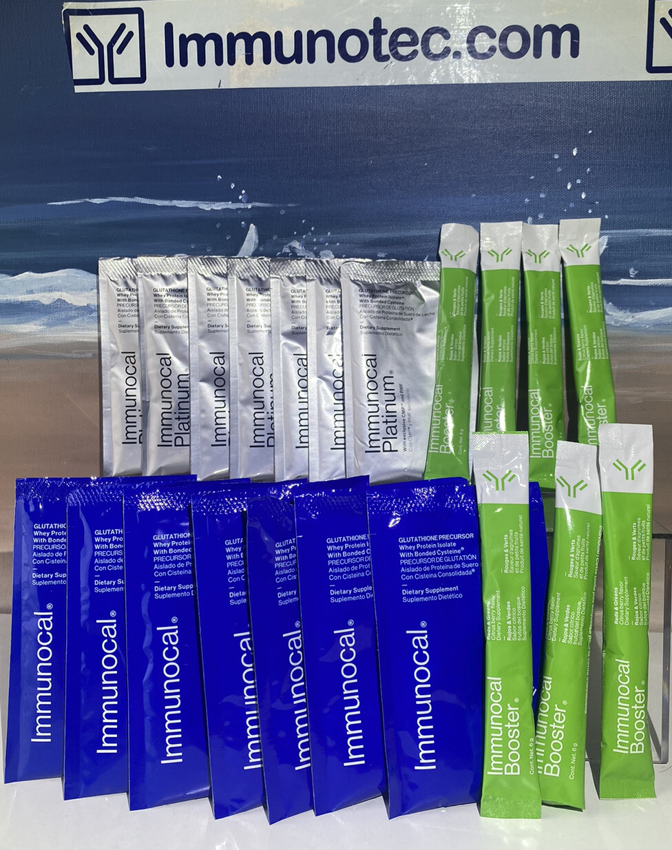 7 IMMUNOCAL Classic 7 Immunocal Platinum And 7 Optimizer ,Cup Free