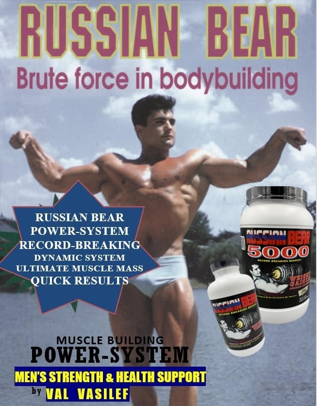 Russian Bear 5000 Mass Gainer – Vanilla 4 lbs