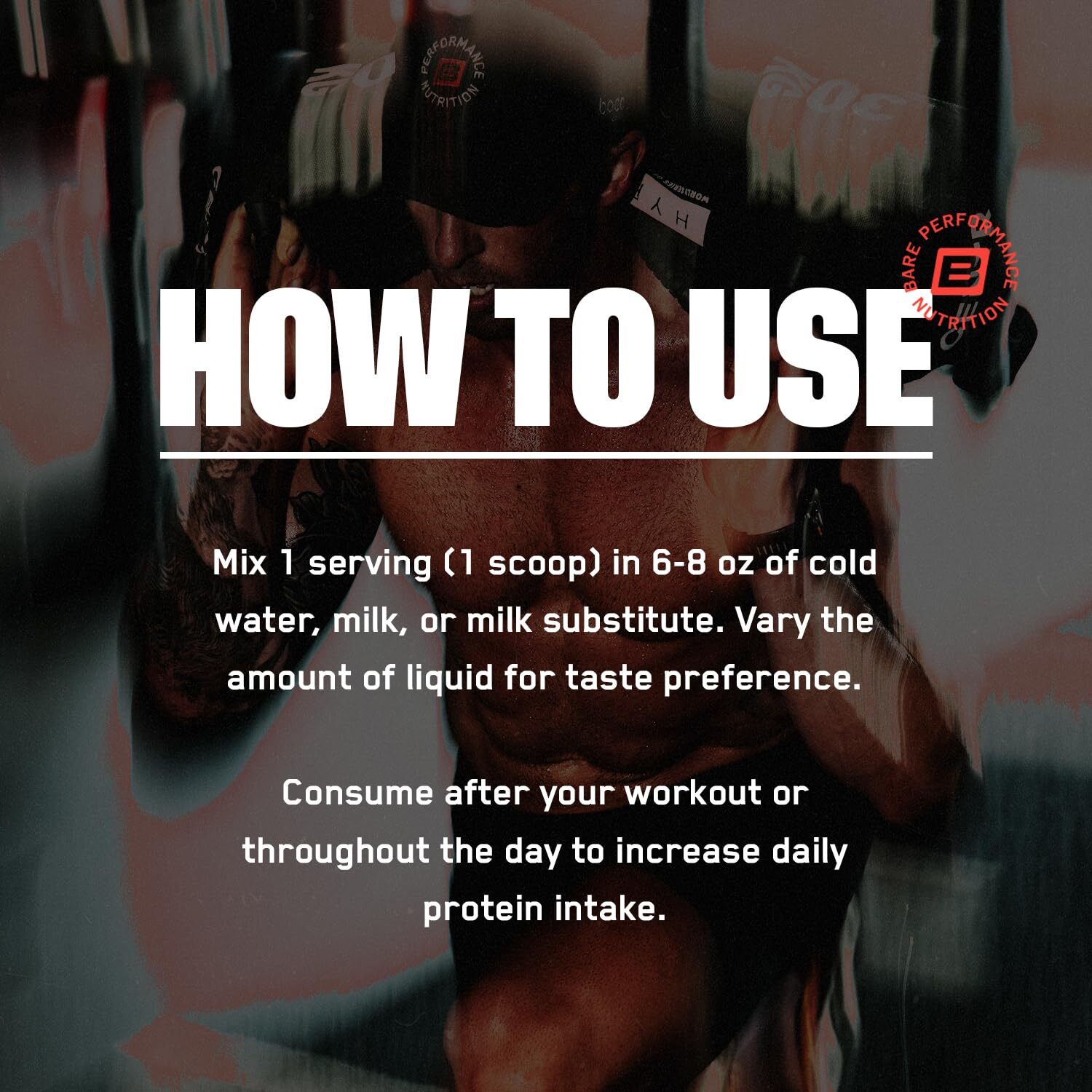BARE PERFORMANCE NUTRITION BPN Whey Protein + Casein Protein Powder Blend Mil…