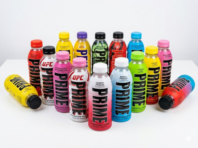 PRIME Hydration Drink – BCAAs, Vitamins, 16.9oz – Surprise Flavor Mix (12 Pack)