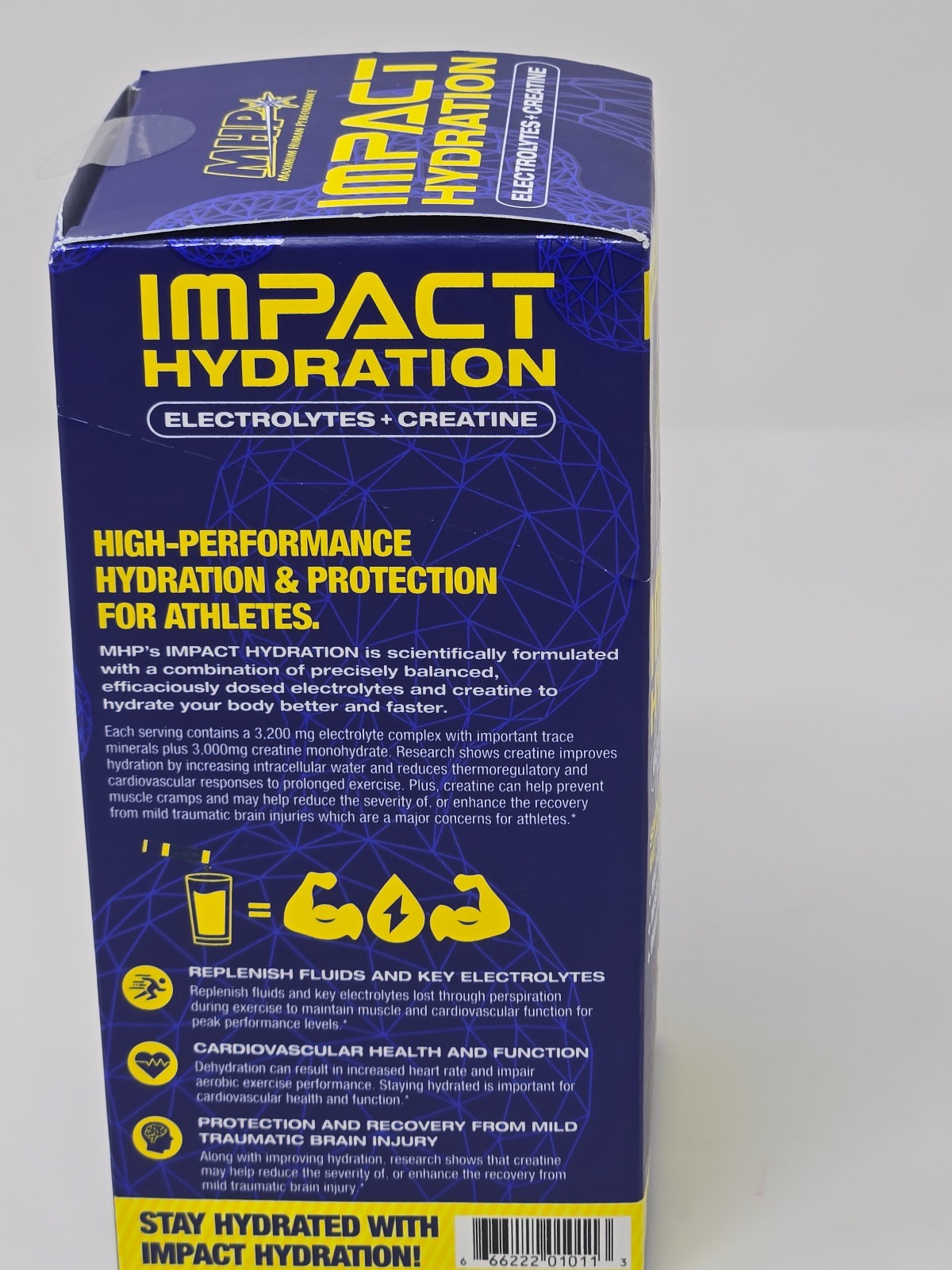 MHP Impact Hydration (Lemon Lime, 14 stick-packs) NEW IN BOX