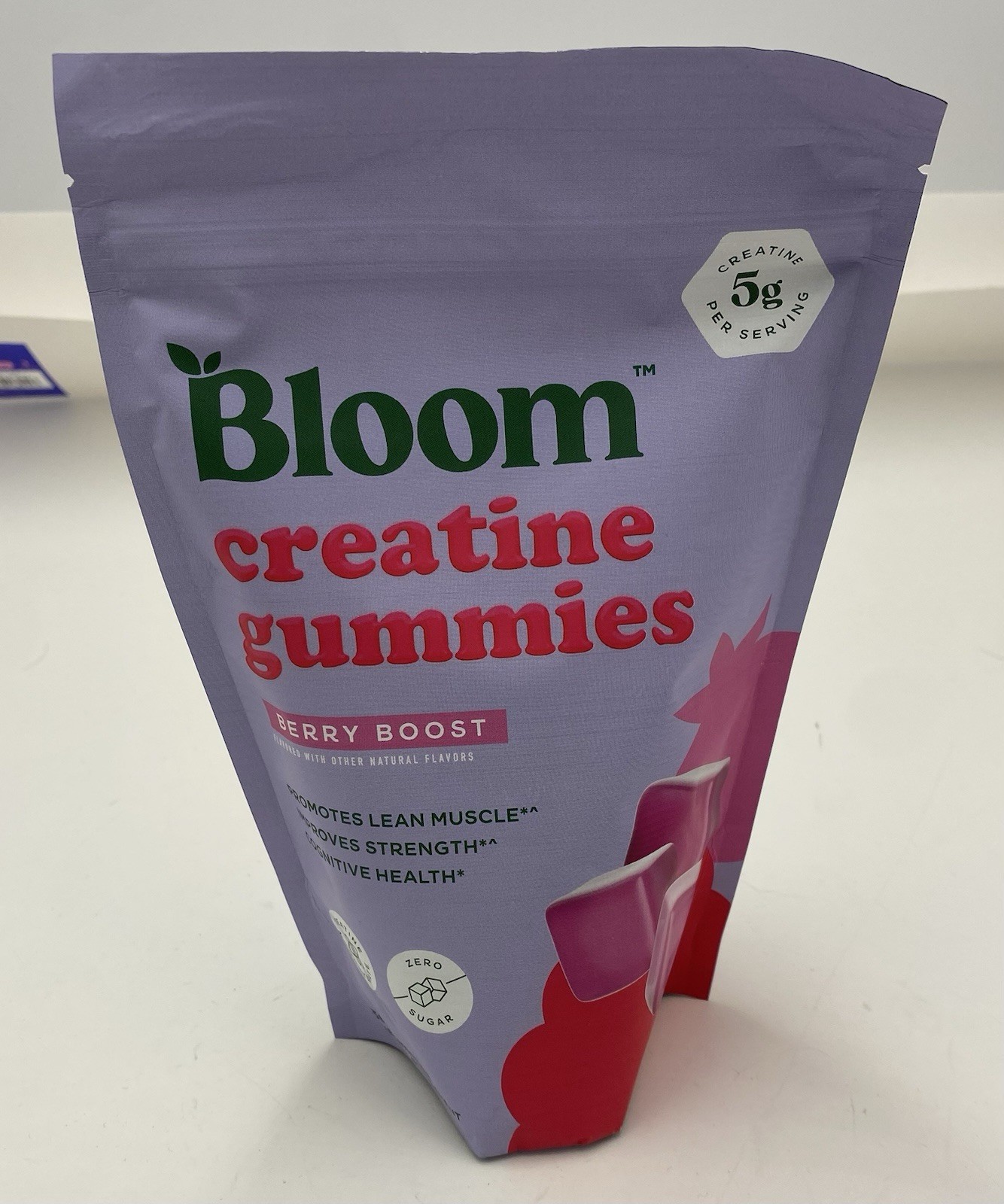 Bloom Creatine Monohydrate Gummies, 5g Per Serving, Sugar Free Creatine 01/27