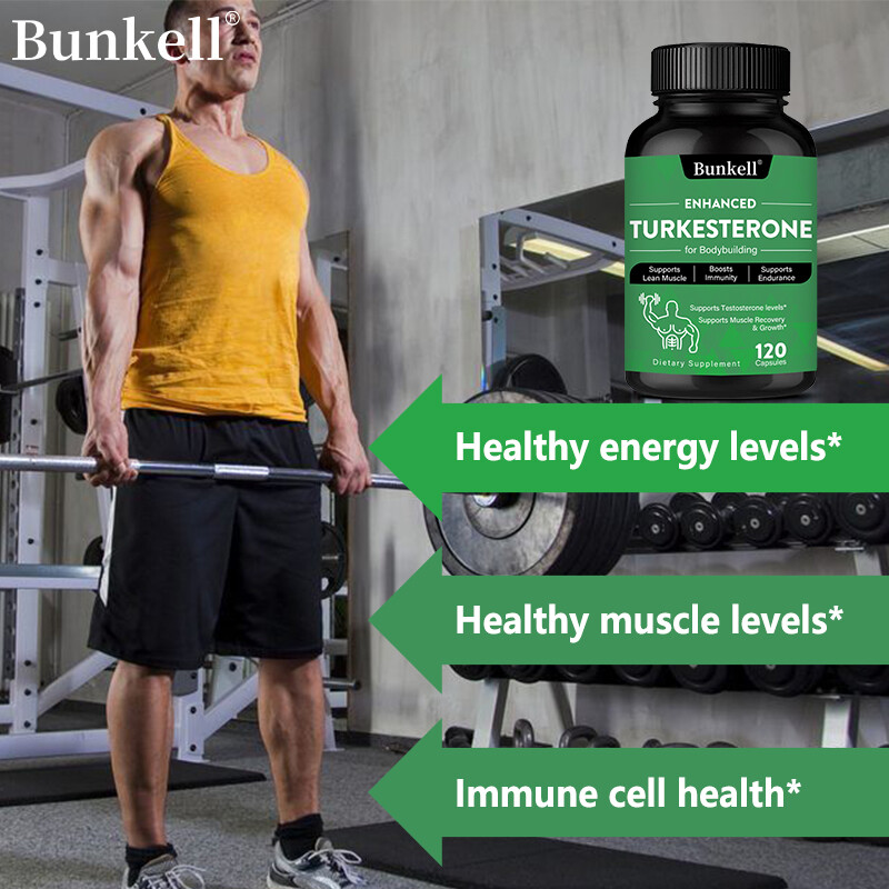 Turkesterone 1000mg High Strength Supports Muscle, Testosteron, 30/60/120 Caps