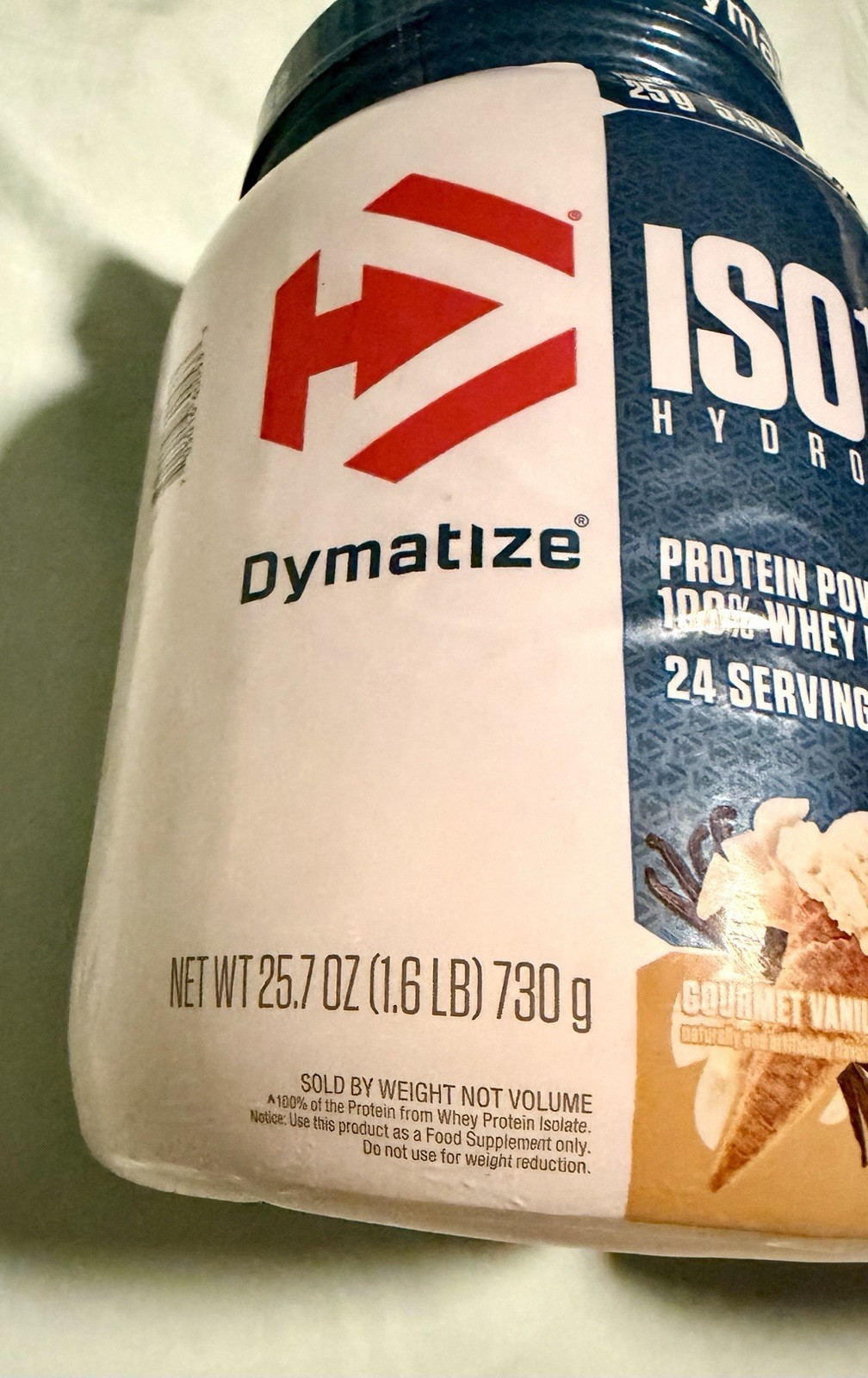 Lot Bundle 3 Pack Dymatize ISO 100 Hydrolyzed Protein Powder Vanilla 5lbs 2190g